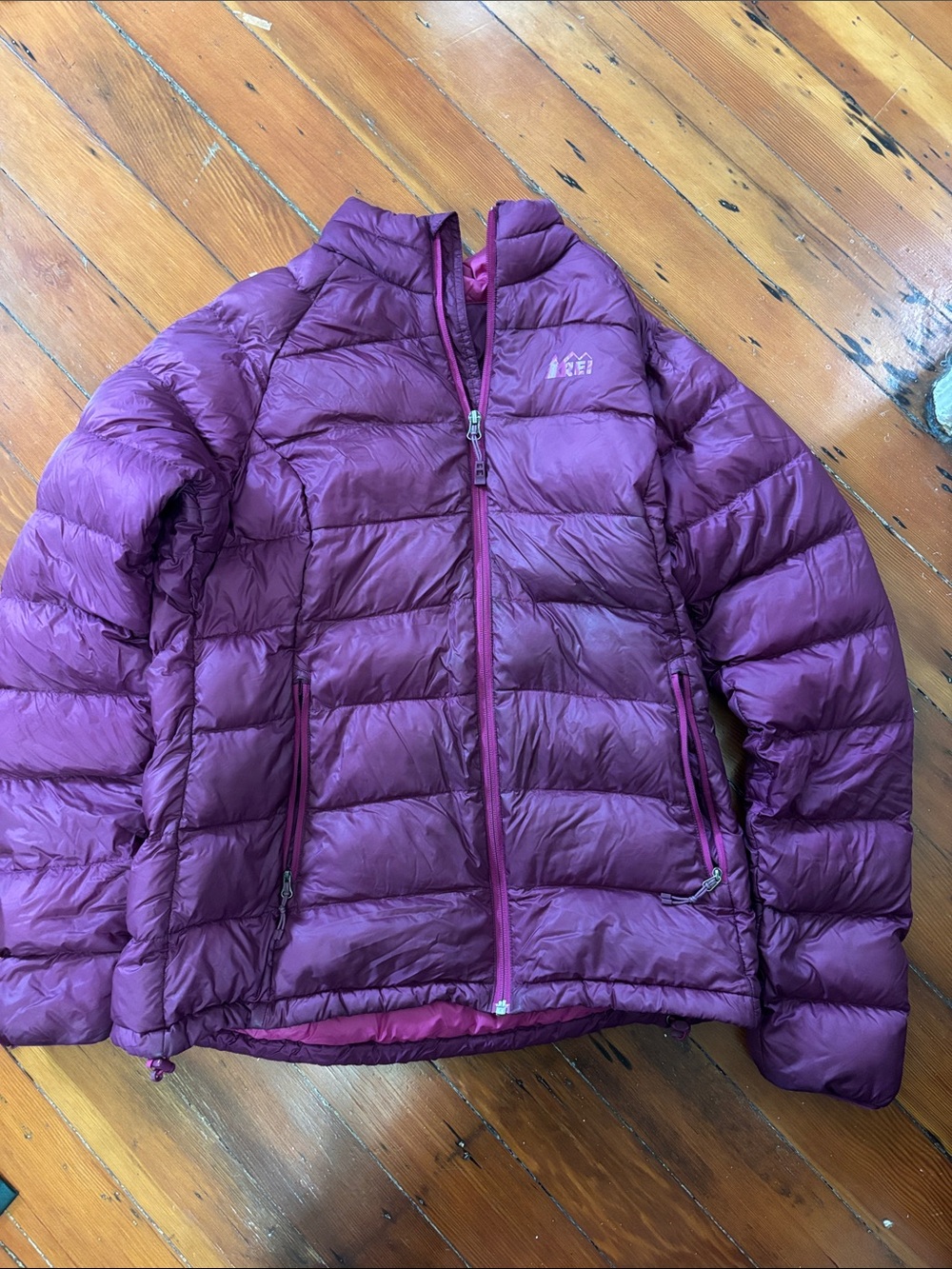 REI Women's Insulated Down Jacket - Plum Purple